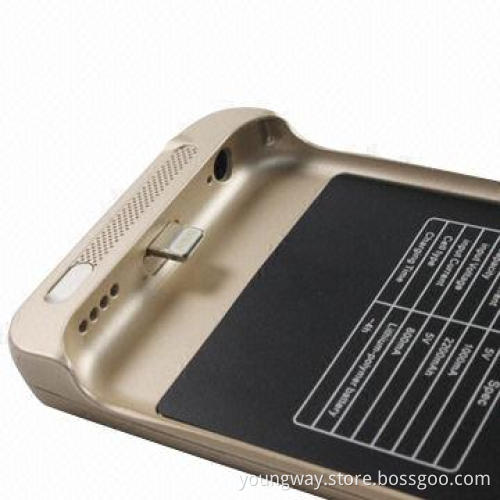Portable Power Case for iPhone 5C with 2,200mAh Capacity, 5V/1,000mAh Input